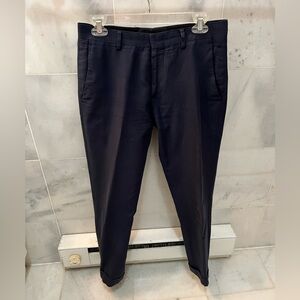 J.Crew navy linen trousers, by Baird McNutt, size 28